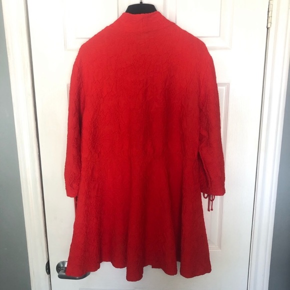 Beautiful Bright Red Joseph Ribkoff Jacket Cardigan - Picture 8 of 10